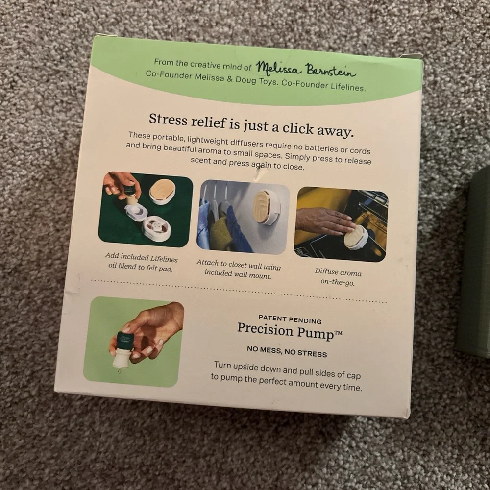 NWT Lifelines Sensory Aromatherapy Immersion Gift Set & Everyday Diffuser Set